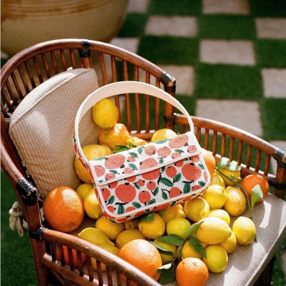 STAUD BEADED TOMMY BAG 🍊 - Picture 1 of 5